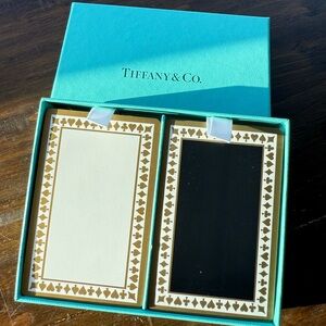 Tiffany & Co. Turquoise Box with Gold-Trimmed Cards